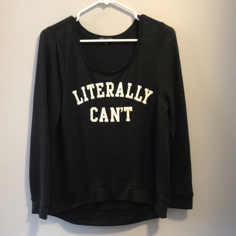 Long sleeve thick tee